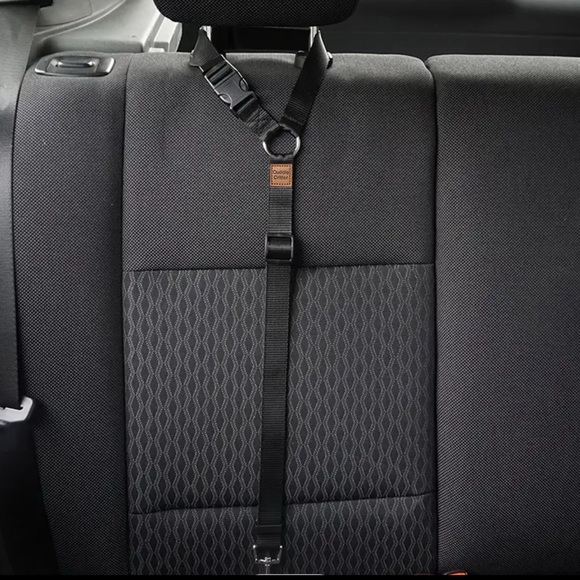 Black Rear Seat Retractable harnesses Pet Car Seat Belts - Picture 4 of 4